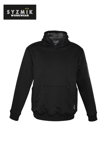 Picture of Syzmik Unisex Multi-Pocket Hoodie- Black Size 2XL