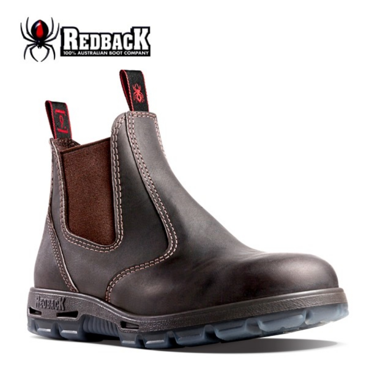 Picture of Redback E/S Bobcat Safety Toe Claret Oil Kip - size 11 (Double up of Product Code USBOK-11)