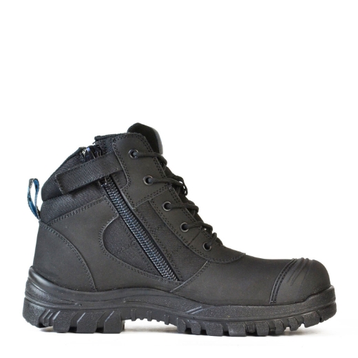 Picture of Bata Industrials, Zippy, Safety Boot, Black, Zip/Lace
