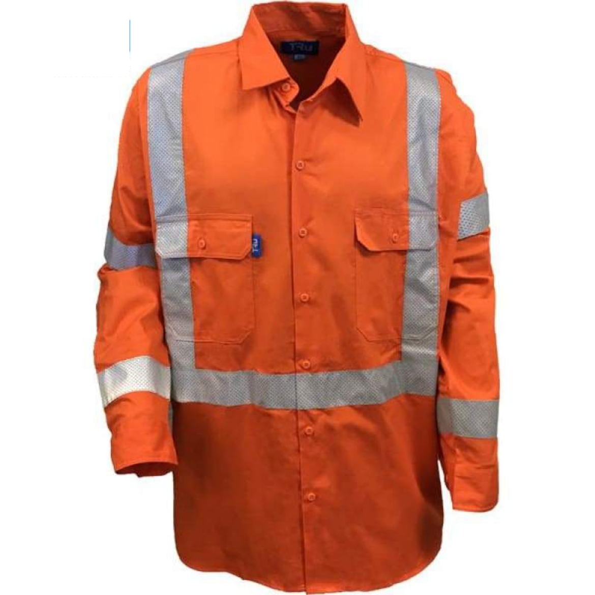 Picture of Tru Workwear, Shirt, Long Sleeve, Light Cotton Drill, Vents, NSW Rail