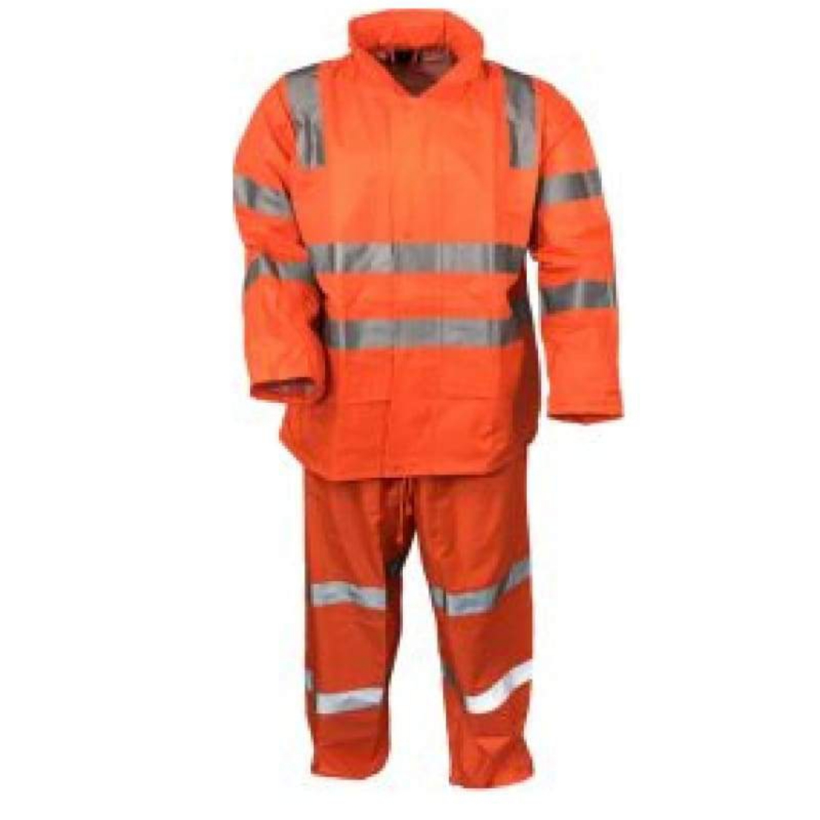 Picture of Tru Workwear, Jacket/Pant Rain Set in Bag, Tape, Rail Spec