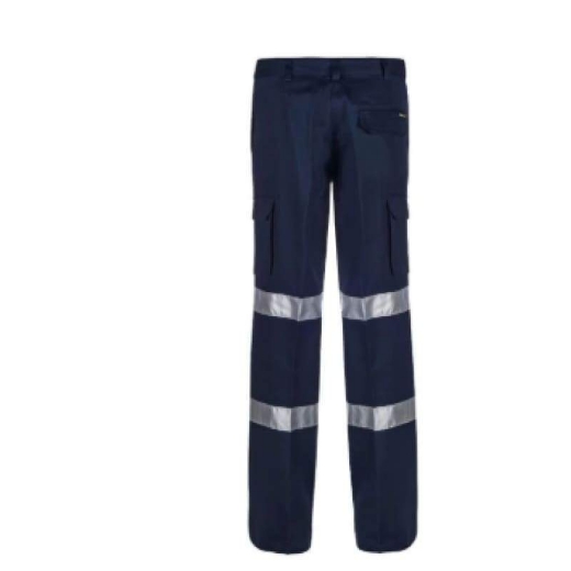 Picture of WorkCraft, Womens, Trouser, Mid Weight Cargo Cotton Drill, CSR Reflective tape