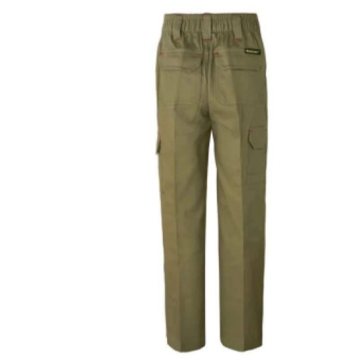 Picture of WorkCraft, Childrens, Trouser, Midweight Cargo Cotton Drill