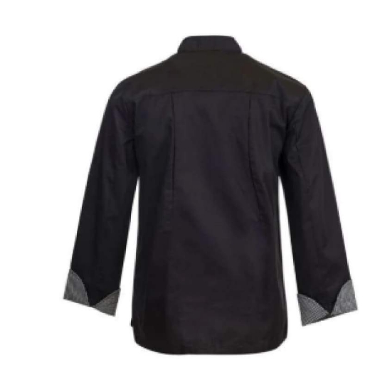 Picture of ChefsCraft, Executive Chef Lightweight Vented Jacket, Long Sleeve, Checked Detail