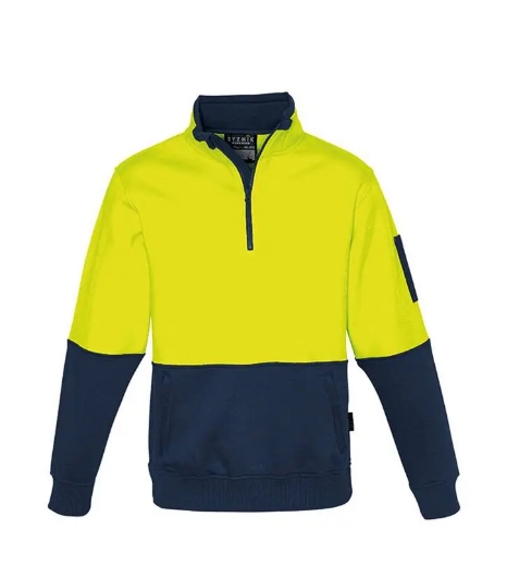 Picture of Syzmik, Unisex Hi Vis Half Zip Pullover