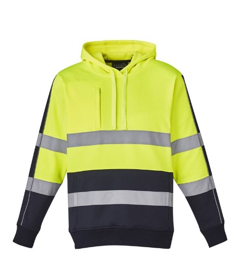 Picture of Syzmik, Unisex Hi Vis Stretch Taped Hoodie