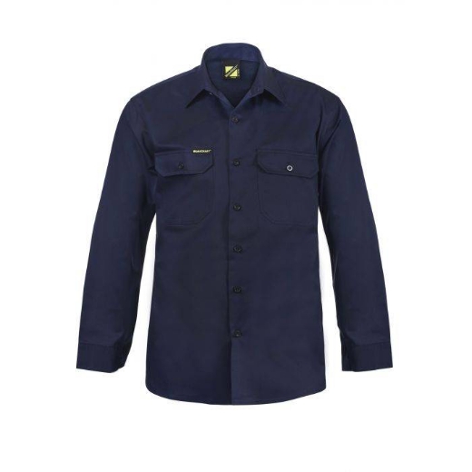 Picture of WorkCraft, Long Sleeve Cotton Drill Shirt