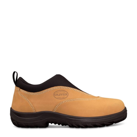 Picture of Oliver, Safety Sports Shoe, Slip On Nubuck