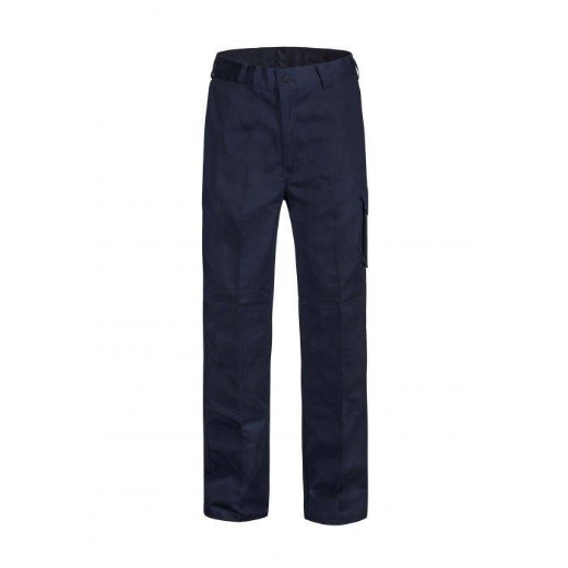 Picture of WorkCraft, Modern Fit Mid-Weight Cargo Cotton Drill Trouser