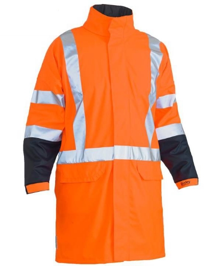 Picture of Bisley, X Taped Hi Vis Ttmc Stretch Pu Rain Coat