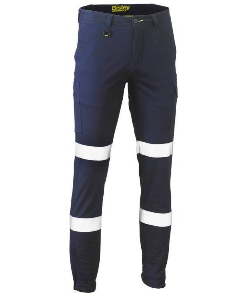 Picture of Bisley, Taped Biomotion Stretch Cotton Drill Cargo Cuffed Pants