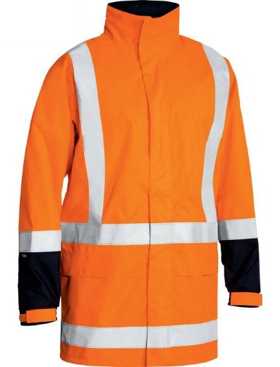 Picture of Bisley, Taped Hi Vis Rain Shell Jacket