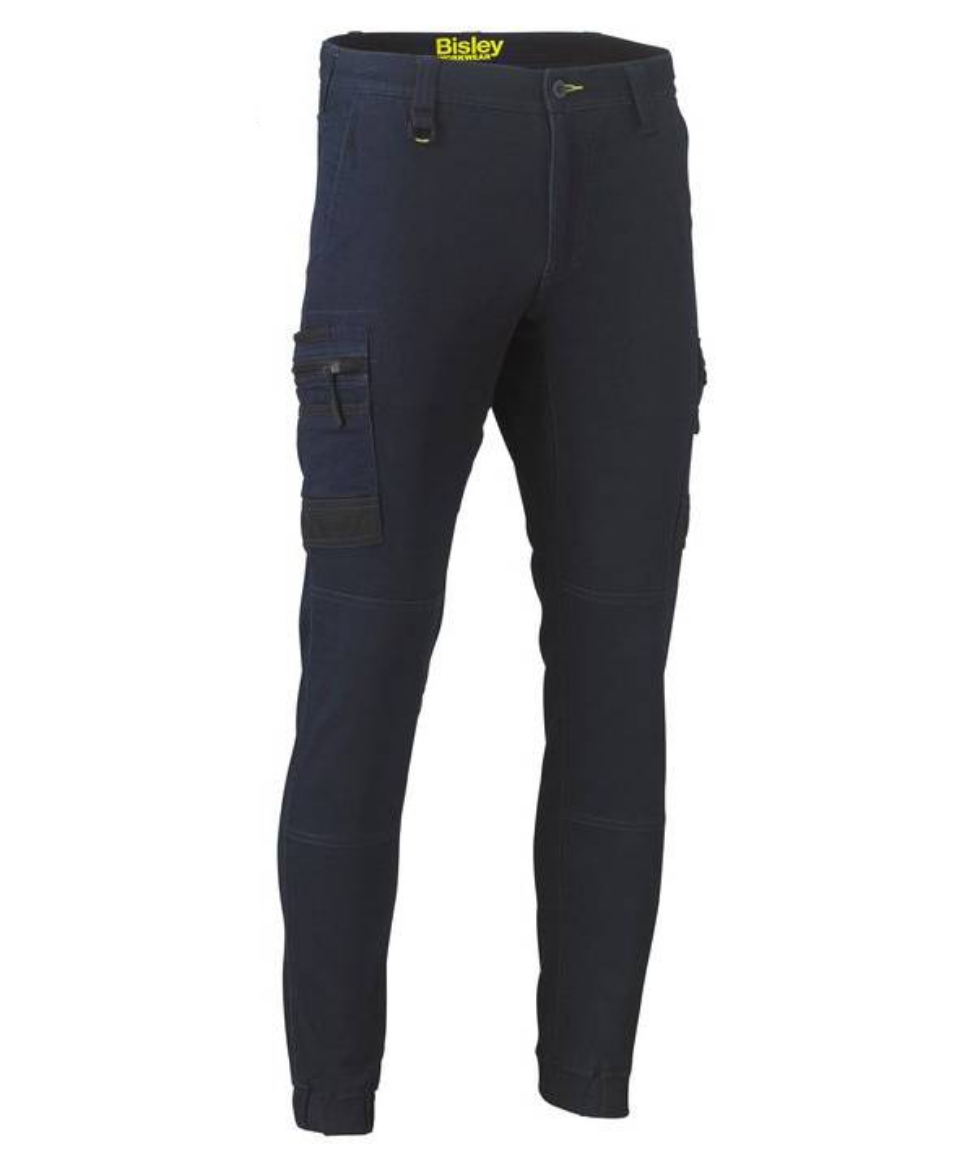 Picture of Bisley, Flx And Move™ Stretch Denim Cargo Cuffed Pants