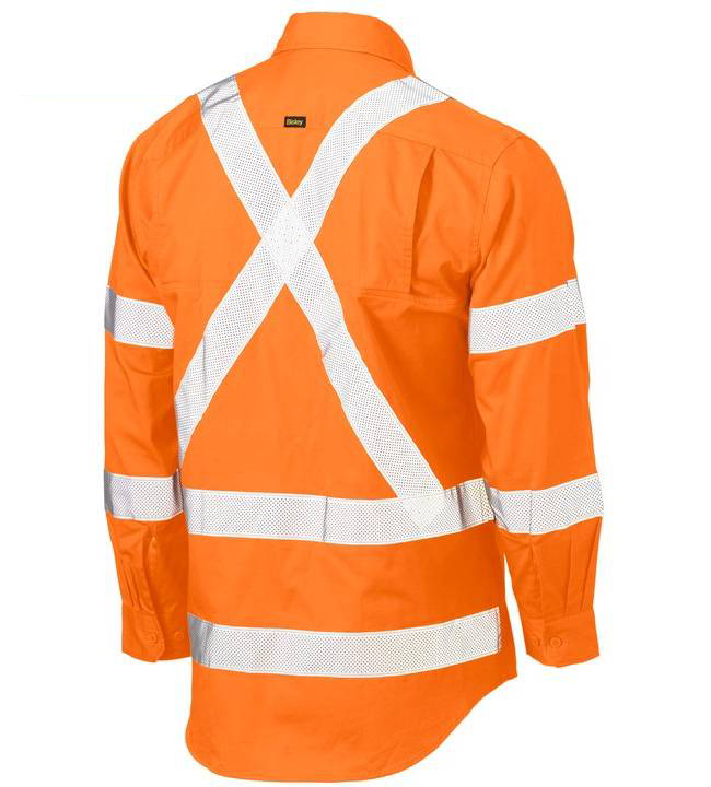 Bisley X Taped Biomotion Hi Vis Lightweight Coverall BC6316XT main image 1