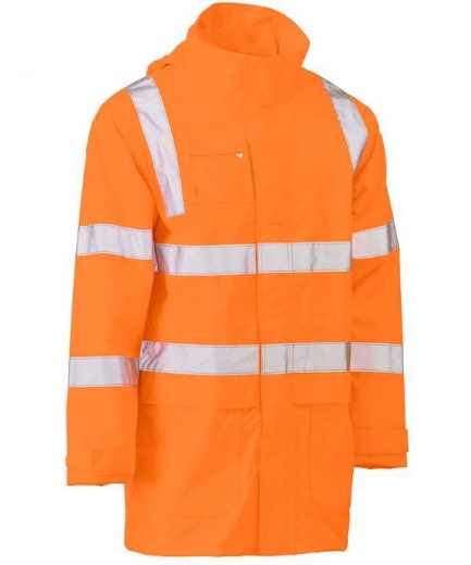 Picture of Bisley, Taped Hi Vis Rail Wet Weather Jacket