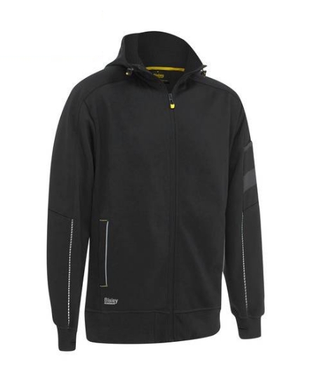 Picture of Bisley, Work Fleece Zip-Front Hoodie With Sherpa Lining