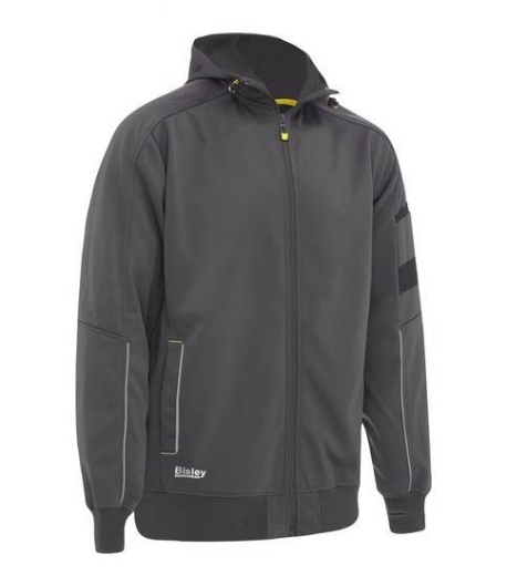 Picture of Bisley, Work Fleece Zip-Front Hoodie With Sherpa Lining