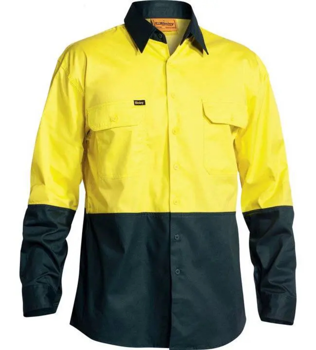 Picture of Bisley, Hi Vis Cool Lightweight Drill Shirt