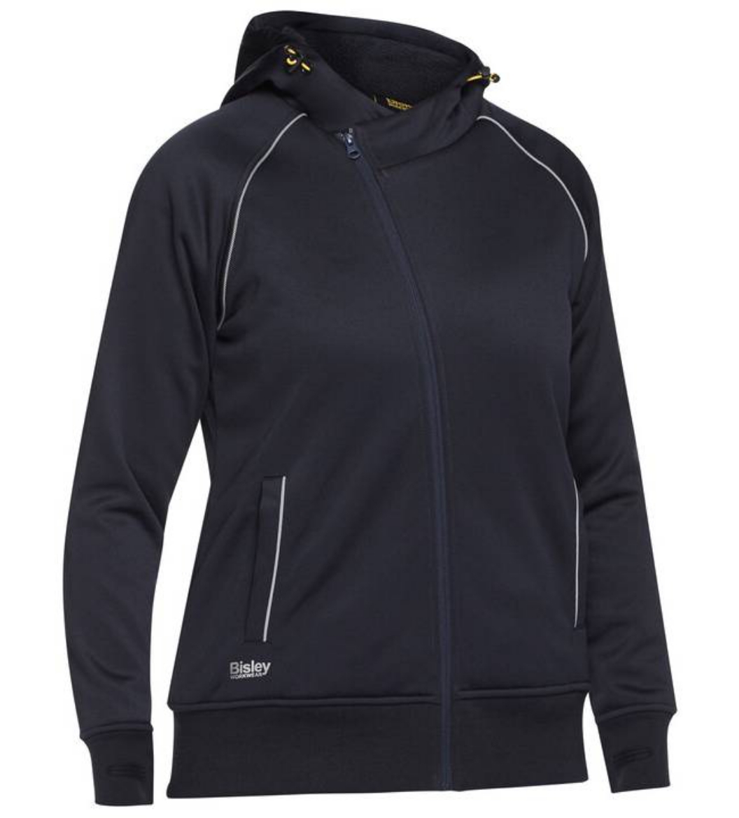 Picture of Bisley,Women's Fleece Zip Front Hoodie W/Sherpa Lining