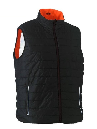 Picture of Bisley, Taped Hi Vis Reversible Puffer Vest