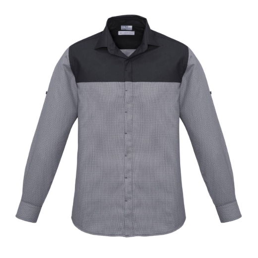 Picture of Biz Collection, Havana Mens L/S Shirt