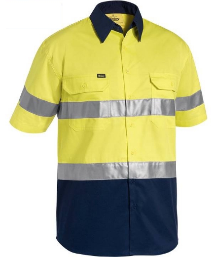 Picture of Bisley, Taped Hi Vis Cool Lightweight  Shirt