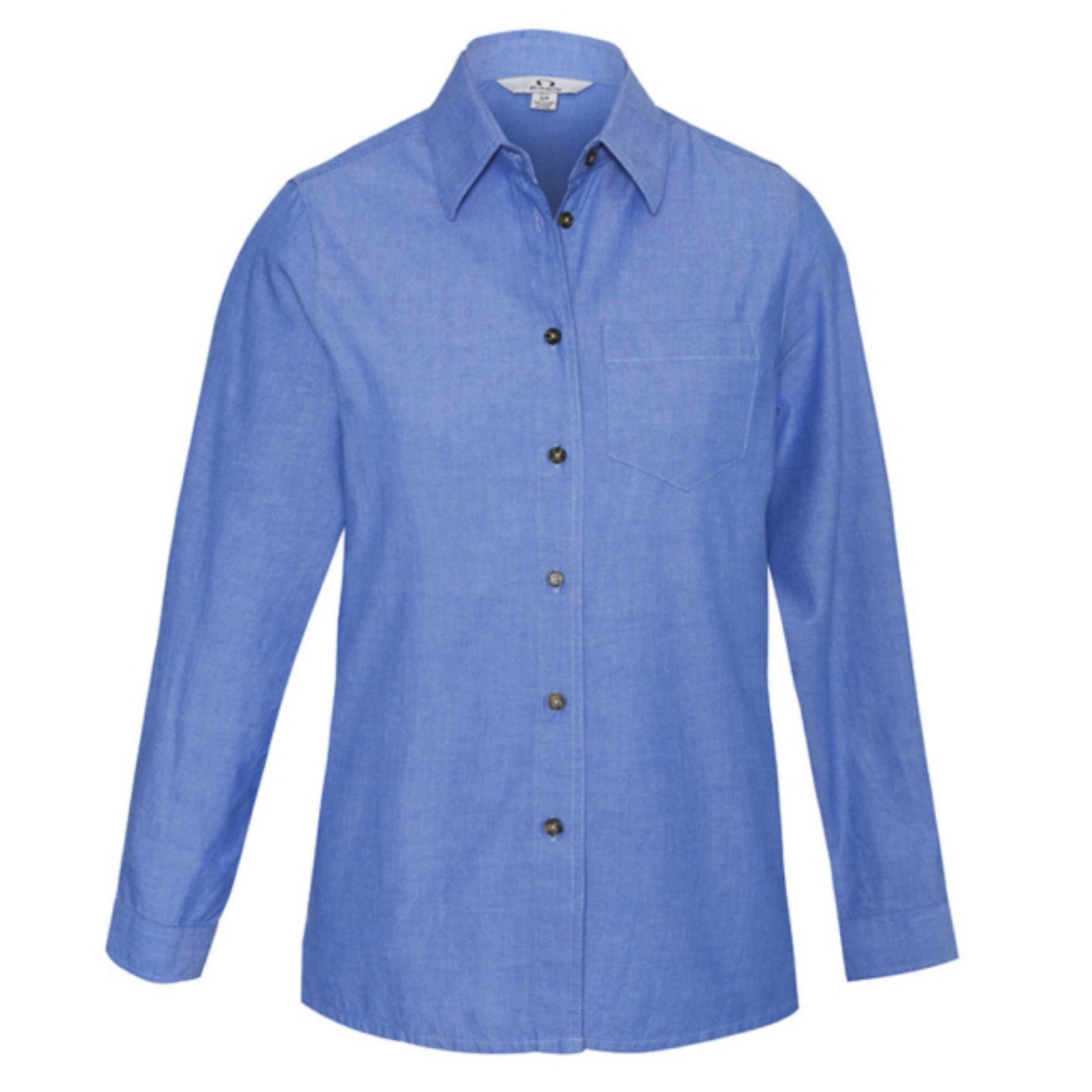 Picture of Biz Collection, Wrinkle Free Chambray Ladies L/S Shirt
