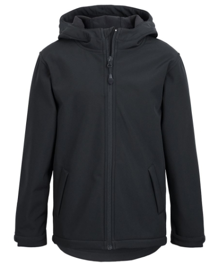 Picture of JB's Wear, Podium Kids Three Layer Hooded Softshell Jacket