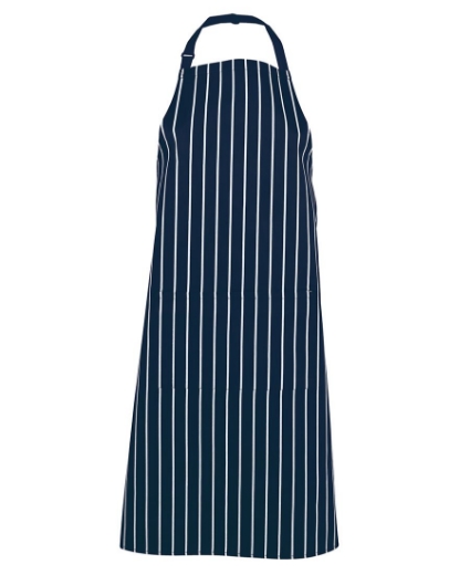 Picture of JB's Wear, Bib Striped Apron 86x93 w Pocket