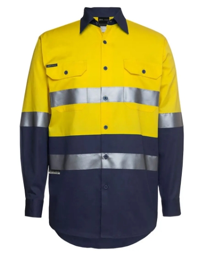 Picture of JB's Wear, HV L/S (D+N) 150G  Work Shirt