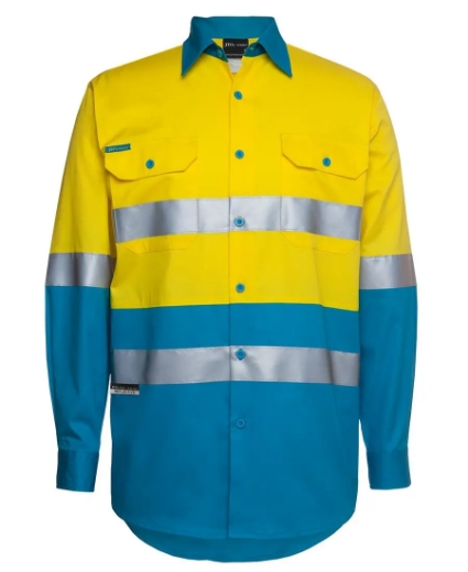 Picture of JB's Wear, HV L/S (D+N) 150G  Work Shirt