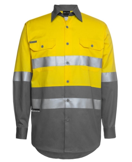 Picture of JB's Wear, HV L/S (D+N) 150G  Work Shirt