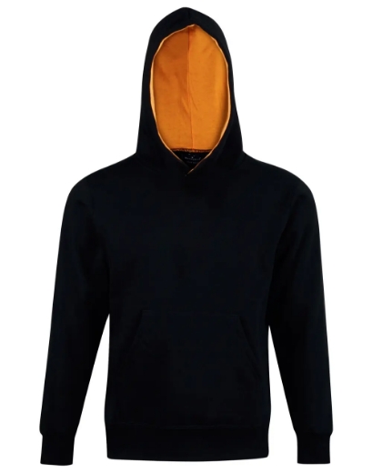 Picture of Winning Spirit, Kids' Close Front  Contrast Fleecy Hoodie