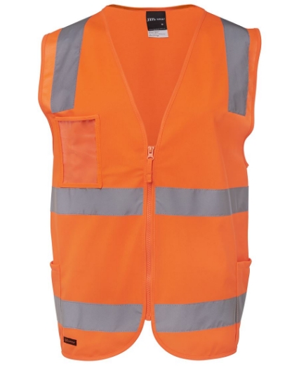 Picture of JB's Wear, HV (D+N) Zip Safety Vest