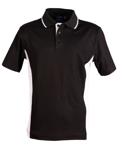 Picture of Winning Spirit, Kids TrueDry Contrast S/S Polo