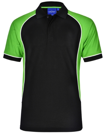 Picture of Winning Spirit, Kids TrueDry Tri-Colour S/S Pique Polo