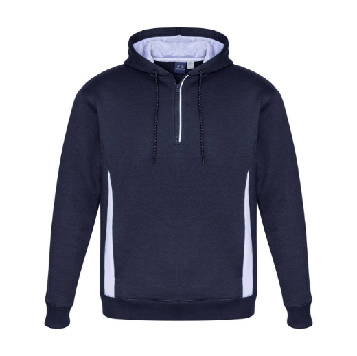 Picture of Biz Collection Renegade Hoodie. Navy/White.XL