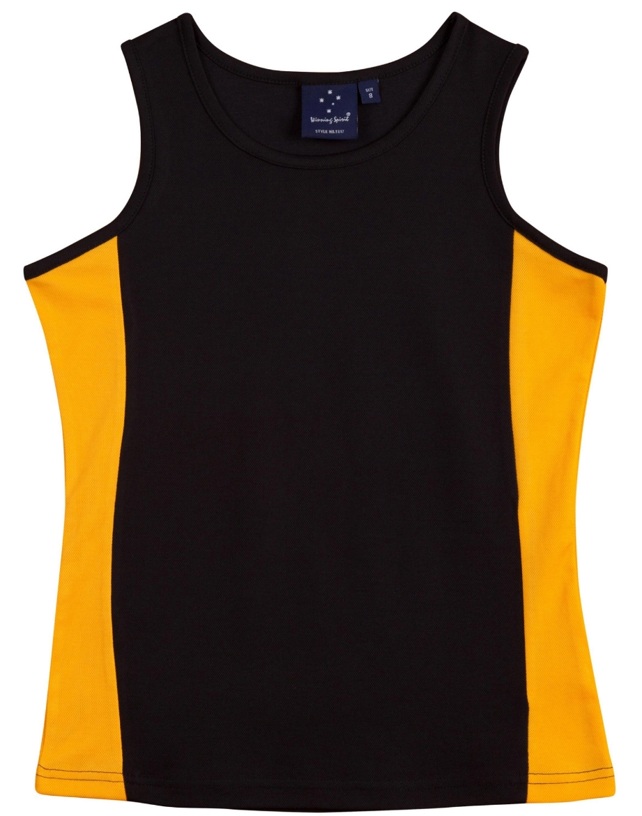 Picture of Winning Spirit, Ladies Truedry Contrast Singlet