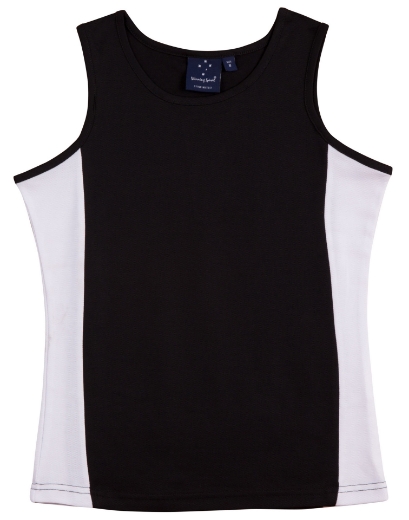 Picture of Winning Spirit, Ladies Truedry Contrast Singlet