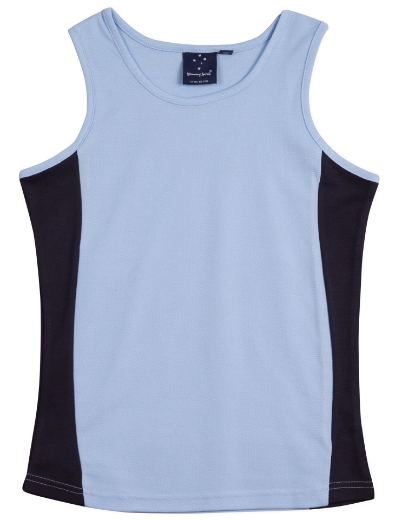 Picture of Winning Spirit, Ladies Truedry Contrast Singlet