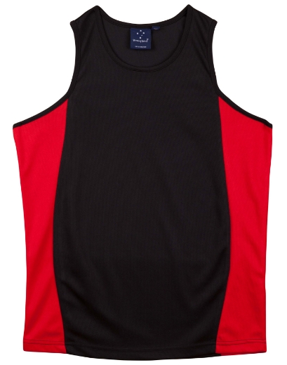 Picture of Winning Spirit, Mens Cooldry Contrast Mesh Singlet