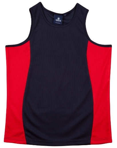 Picture of Winning Spirit, Mens Cooldry Contrast Mesh Singlet