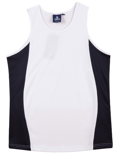 Picture of Winning Spirit, Mens Cooldry Contrast Mesh Singlet