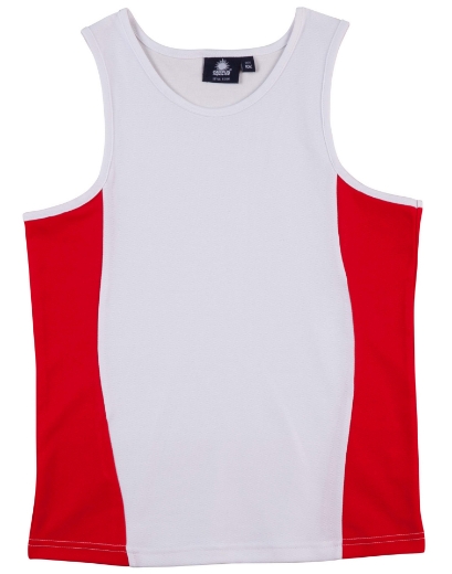 Picture of Winning Spirit, Mens Cooldry Contrast Mesh Singlet