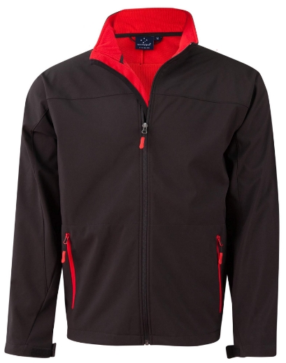 Picture of Winning Spirit, Mens Softshell Contrast Jacket