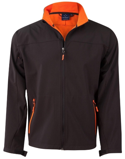 Picture of Winning Spirit, Mens Softshell Contrast Jacket