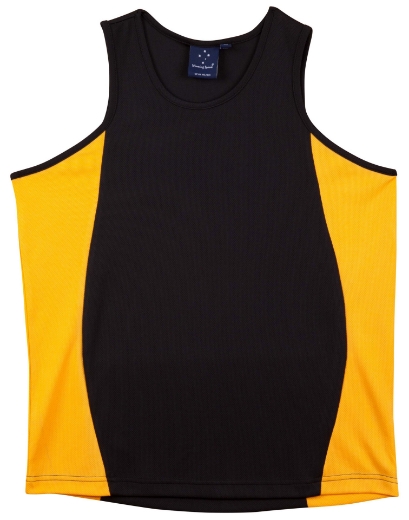 Picture of Winning Spirit, Mens Cooldry Contrast Mesh Singlet