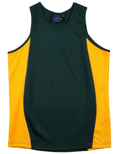 Picture of Winning Spirit, Mens Cooldry Contrast Mesh Singlet