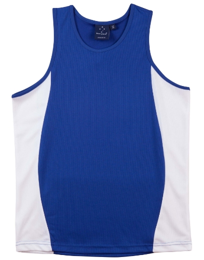 Picture of Winning Spirit, Mens Cooldry Contrast Mesh Singlet