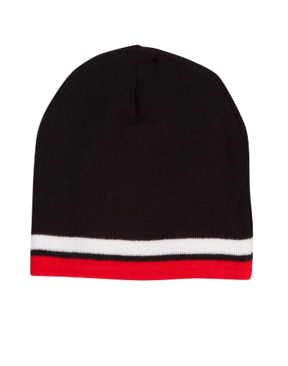 Picture of Winning Spirit, Contrast Stripe Knit Beanie